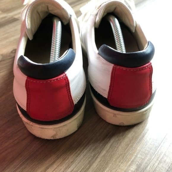 WANT LES ESSENTIELS  Lalibela Leather Sneaker Red Blue Edition - Picture 6 of 11